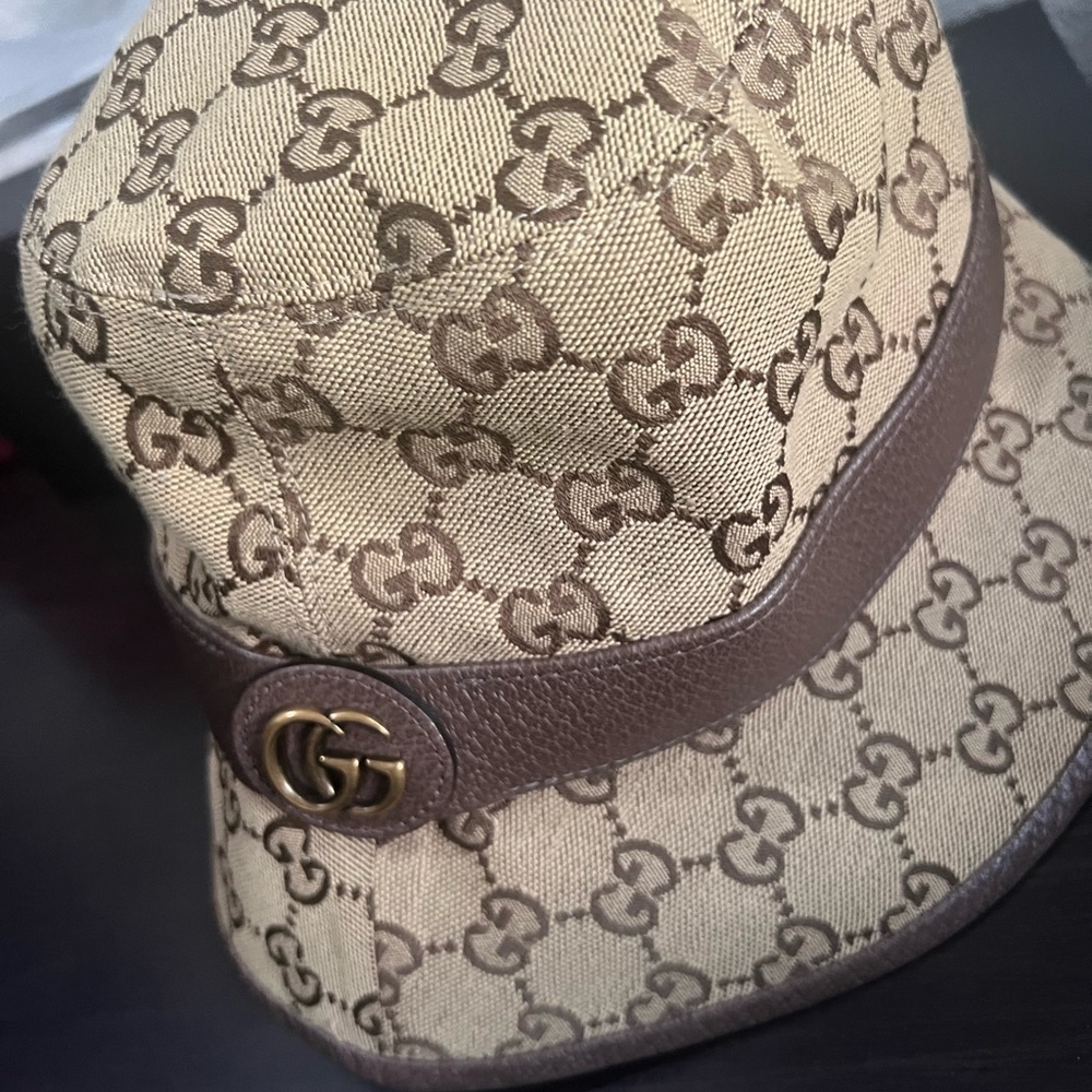 GG CANVAS BUCKET HAT - Picture 3 of 6